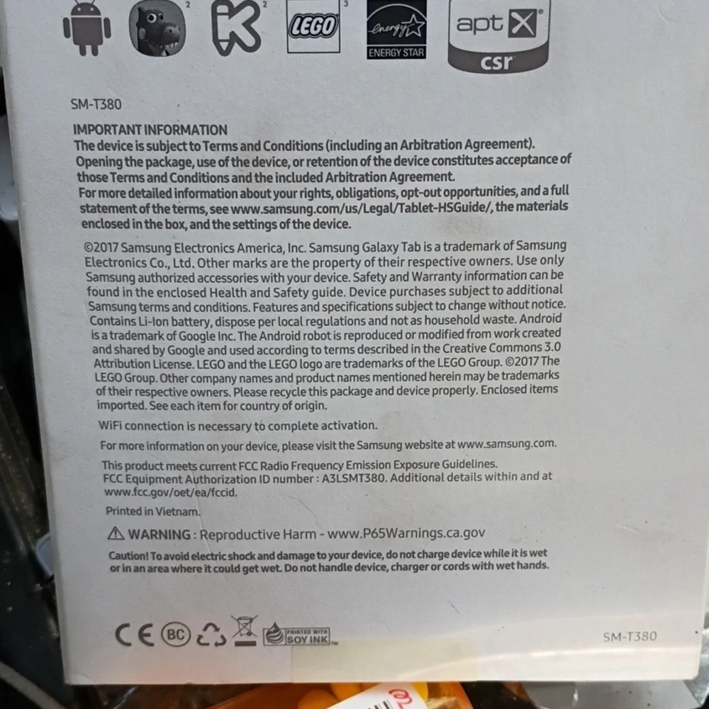 Samsung Tab A - White
